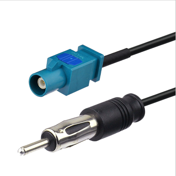 FAKRA Z type to Antenna DIN male RG174 Jumper