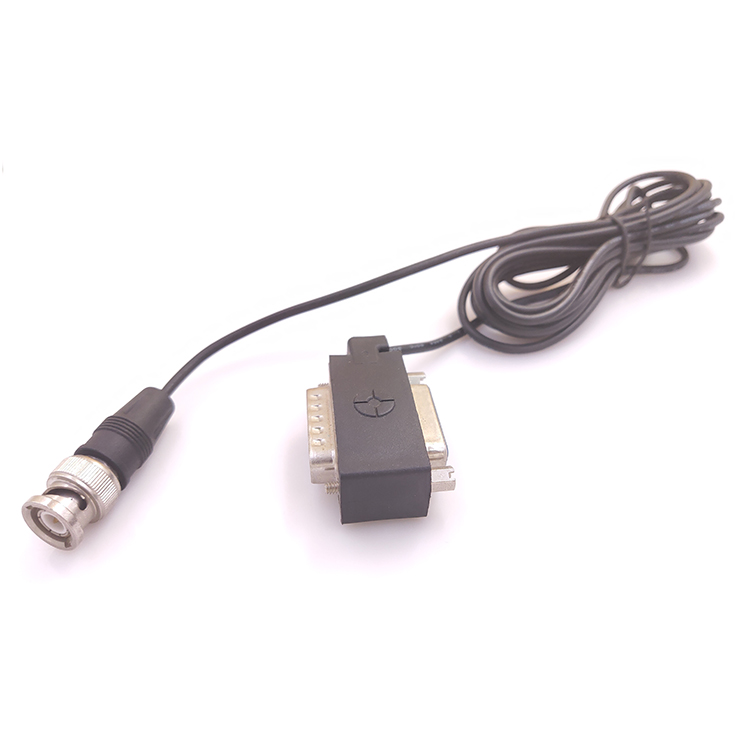 BNC male to D_SUB 15pin female for RG174 Cable Assembly