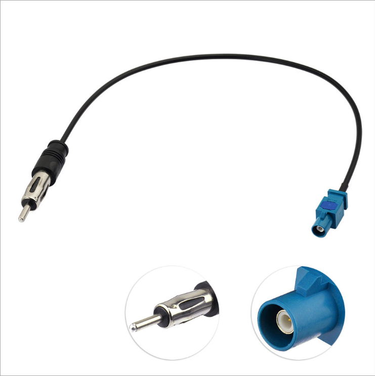 FAKRA Z type to Antenna DIN male RG174 Jumper