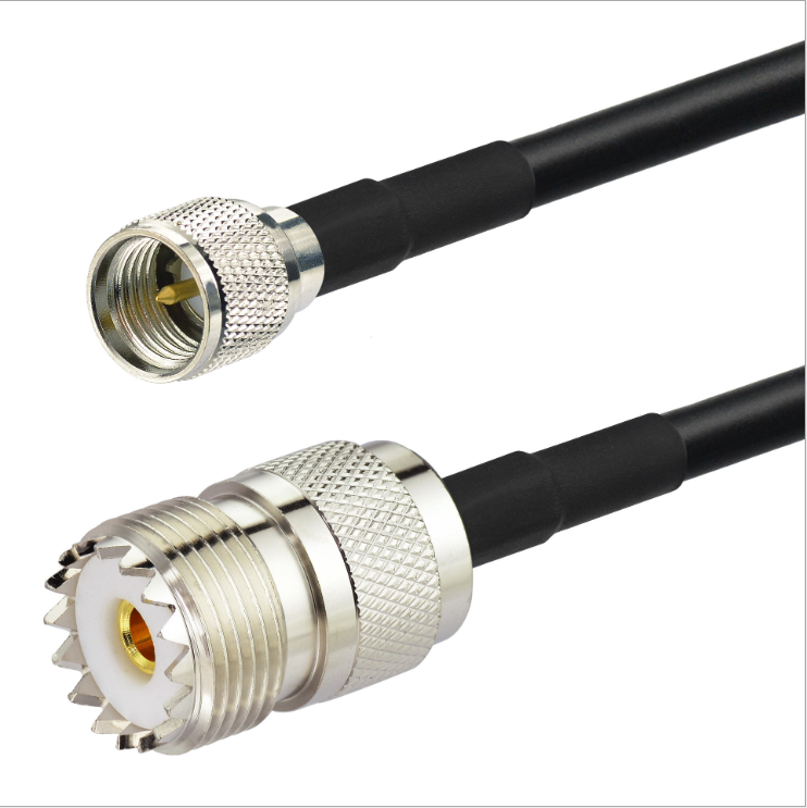 MINI UHF male to UHF female RG58 Jumper