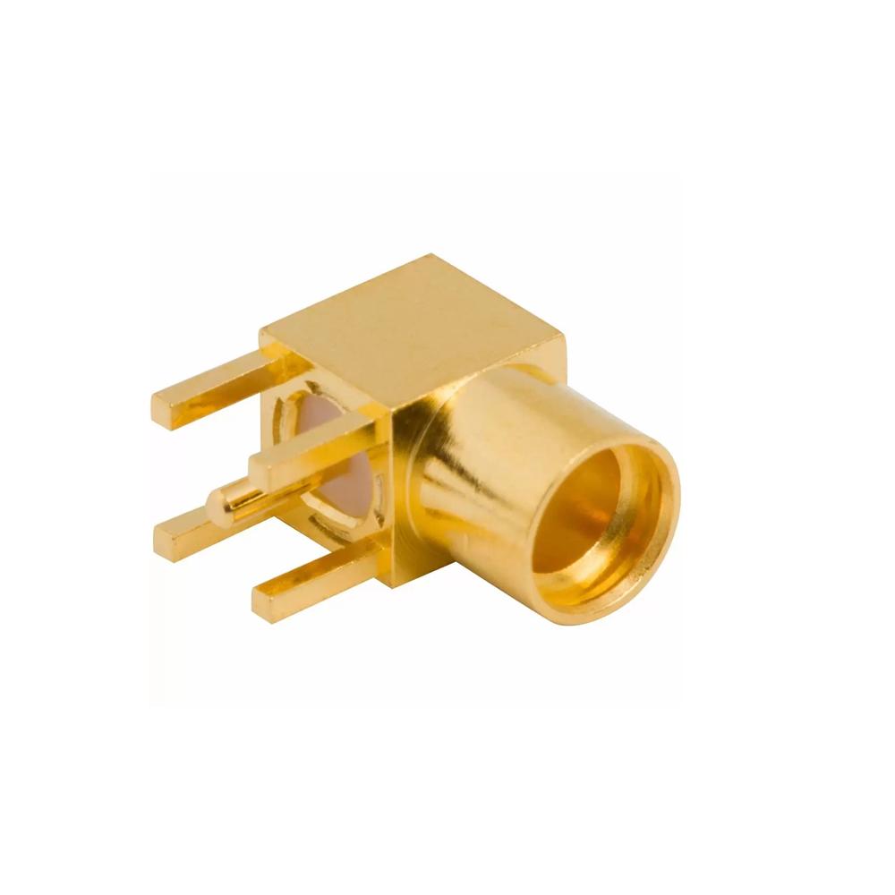 MMCX Jack PCB Through Hole Right Angle 50 Ohm