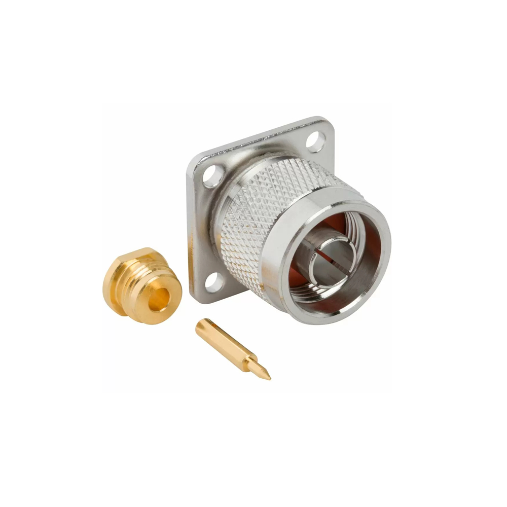 N-Type Jack Pnl Mount Straight Solder 50 Ohm