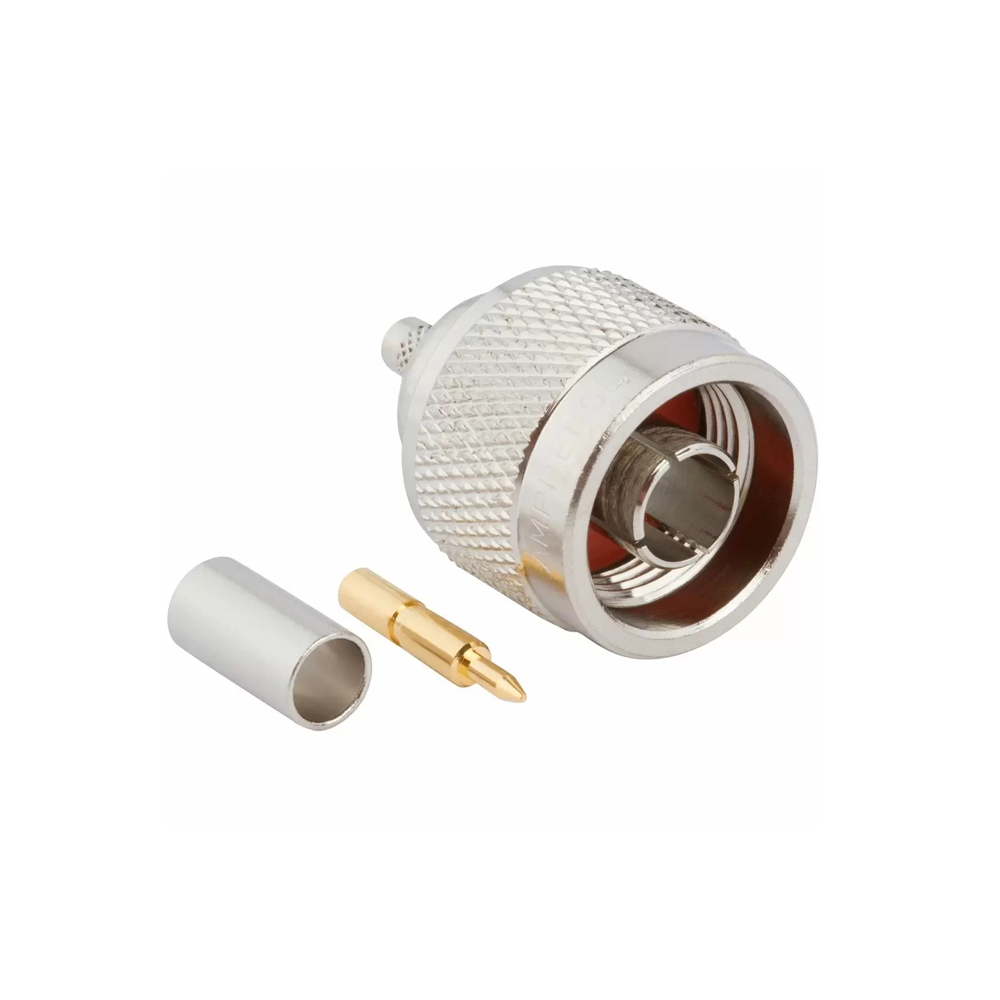 N-Type Plug Crimp Straight RG-58 RG-141 50 Ohm