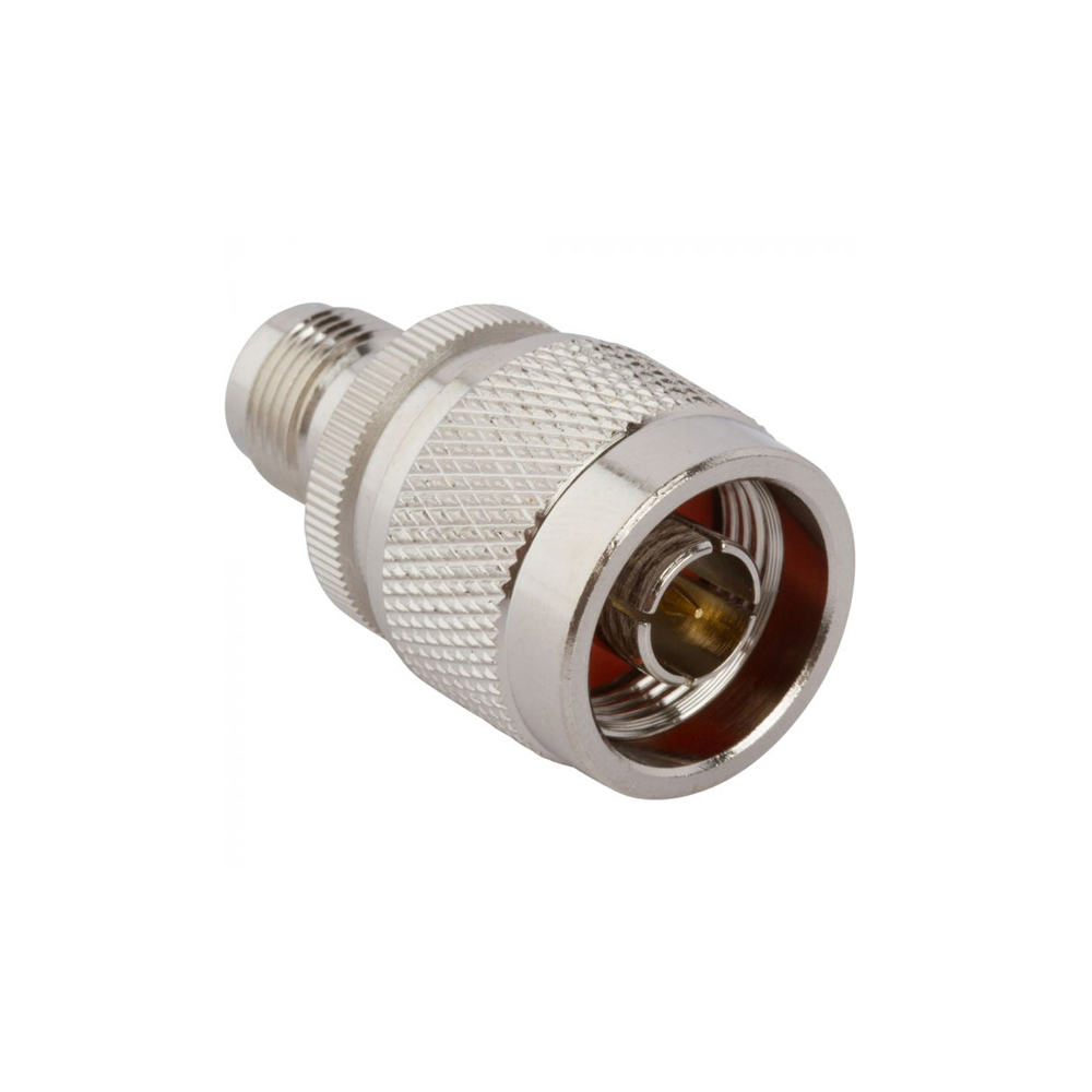 N-Type Plug to RP-TNC Jack Adapter 50 Ohm Straight