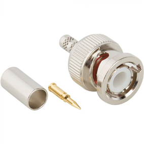 BNC Plug Crimp Straight RG-55 RG-142 RG-223 RG-400 50 Ohm