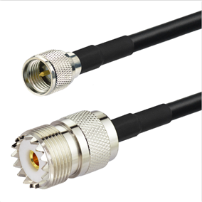 MINI UHF male to UHF female RG58 Jumper