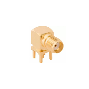 SMA Jack PCB Through Hole Right Angle 50 Ohm