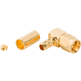 SMA Plug Crimp Right Angle RG-58 RG-141 50 Ohm