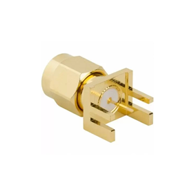SMA Plug PCB End Launch Straight 50 Ohm